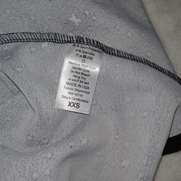 LulaRoe NWT Black & White Print Nicole 1/4sleeve Fit & Flare Dress XXS - Picture 5 of 8